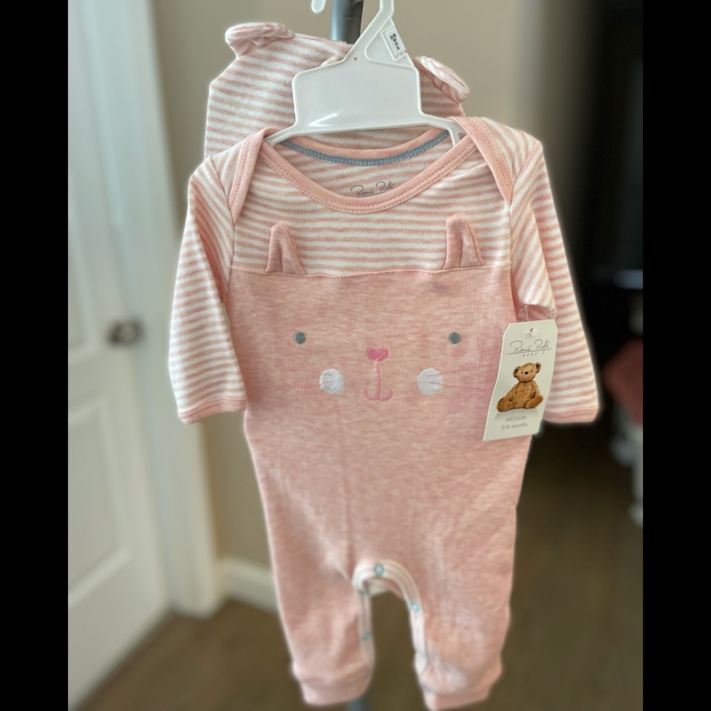 2/$15 NWT Rene Rofe cute cat outfit